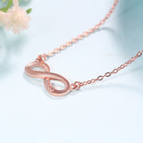 Fashion Crystal Necklace Zircon Lucky 8 Necklace – Jewelry Gift Ideas — 2
