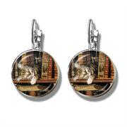 Women's Fashion Retro Book Photo Earrings – Stylish Gifts — 18