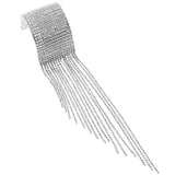 Fashion Multi-row Diamond Shiny Big Tassel Bracelet – Stylish Gifts — 5