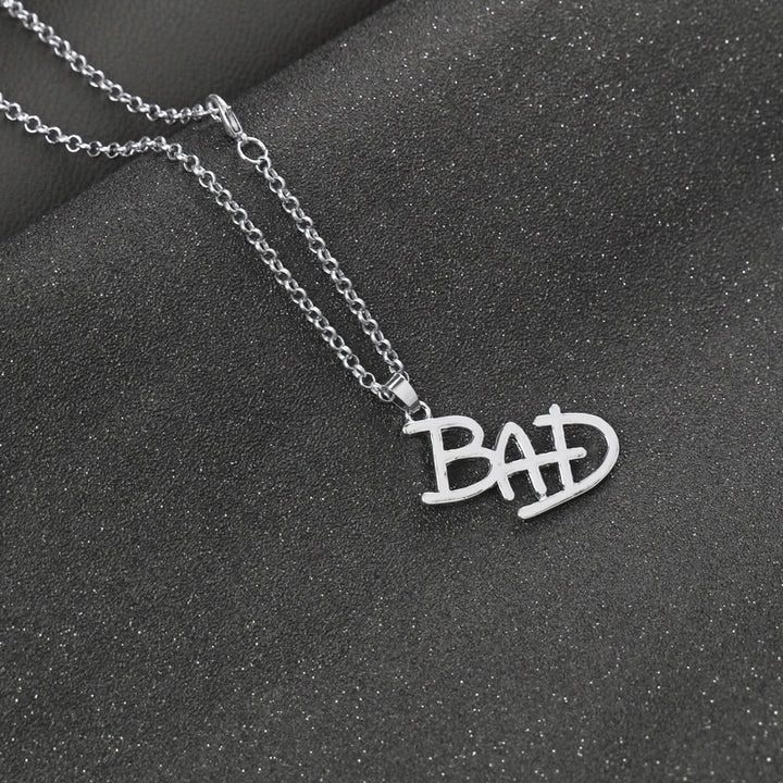 Fashion Popular BAD Pendant Necklace – Jewelry Gift Ideas — 1