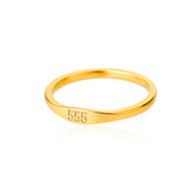 Simple Figure Men's And Women's Stainless Steel Rings – Gifts for Her — 15