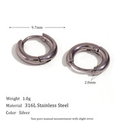 All-match Ear Clip Ear Hoop Jewelry Niche Stainless – Stylish Gifts — 9