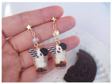 Personalized Food And Play Cute 925 Silver Earrings – Stylish Gifts — 3