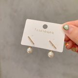 Women's Simple Small Pearl Versatile Temperament Stud – Gifts for Her — 3