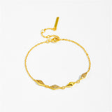 Rhombus S925 Silver Simple Sweet Cool Bracelet – Jewelry Gift Ideas — 3