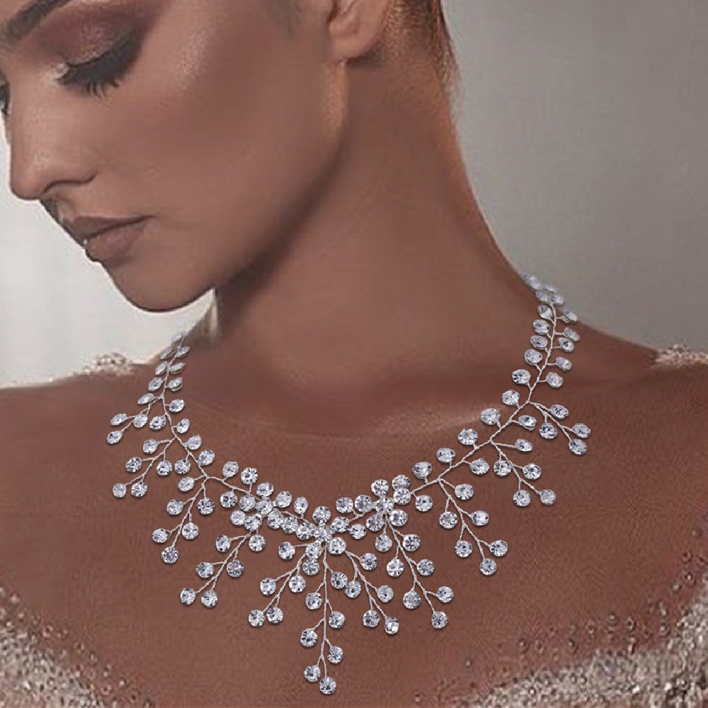 Handmade Tassel Rhinestone Necklace – Jewelry Gift Ideas — 1