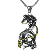 Vintage Men's Stainless Steel Pendant Viking – Jewelry Gift Ideas — 12