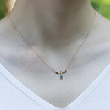 Simple Necklace S925 Sterling Silver Plated 14K – Jewelry Gift Ideas — 2