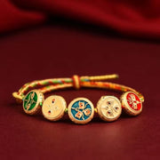 Tibetan Woven Five Gods Of Wealth Carrying Strap – Stylish Gifts — 3