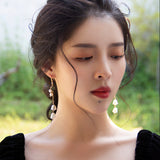French Vintage Bell Orchid Earrings – Stylish Gifts — 1