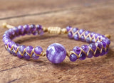 Fashion New White Turquoise Amethyst Bracelet – Jewelry Gift Ideas — 10
