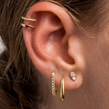 Inlaid Zircon Geometric Versatile Ladies Earring – Jewelry Gift Ideas — 6