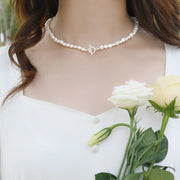 Baroque Pearl Necklace 925 Silver OT Buckle – Jewelry Gift Ideas — 3