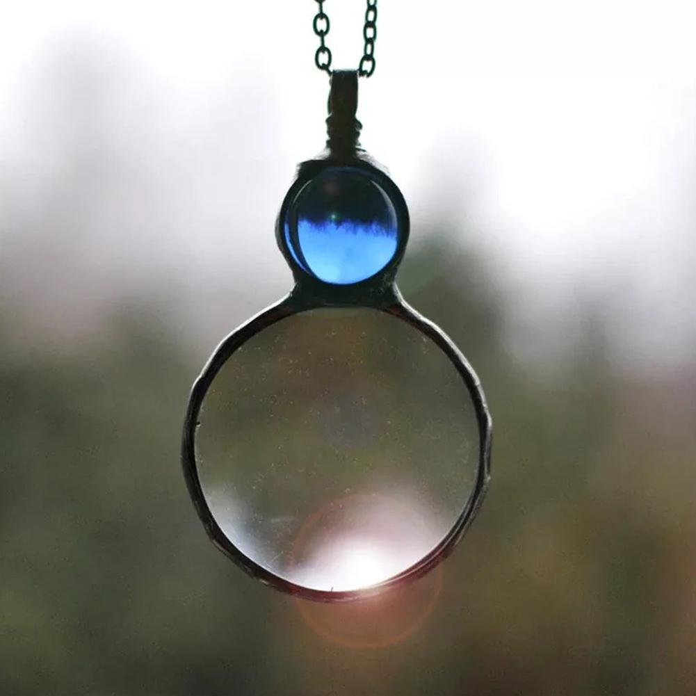 Mother's Day Magnifying Glass Pendant Necklace – Jewelry Gift Ideas — 1