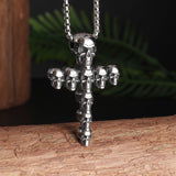 Vintage Skull Cross Pendant Necklace – Jewelry Gift Ideas — 1