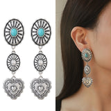 Semi-precious Stone Beaded Twin Earrings For Women – Gifts for Her — 11