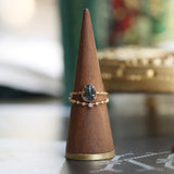 Natural Seaweed Green Agate 925 Silver Ring – Unique Gift Ideas — 5