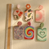 Ins Wind Color Design Girl Cute Simple Earrings – Gifts for Kids — 5