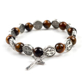 Religious Zinc Alloy Jesus Cross Benedict Tiger – Jewelry Gift Ideas — 1