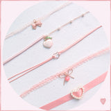 Women's Fashion Peach Heart Pendant Necklace – Jewelry Gift Ideas — 7