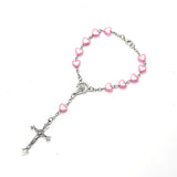 Cross Baptism Beads Rosary Bracelet Bracelet – Jewelry Gift Ideas — 5