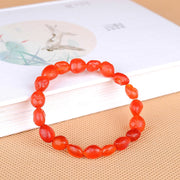 Colorful Agate Rough Stone Bracelet Colorful – Jewelry Gift Ideas — 11