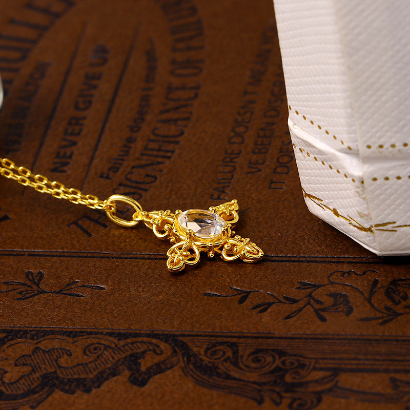S925 Silver Gilded Pendant Retro European Style – Jewelry Gift Ideas — 1