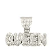 Full Diamond Alphabet Queen Pendant Necklace – Jewelry Gift Ideas — 8