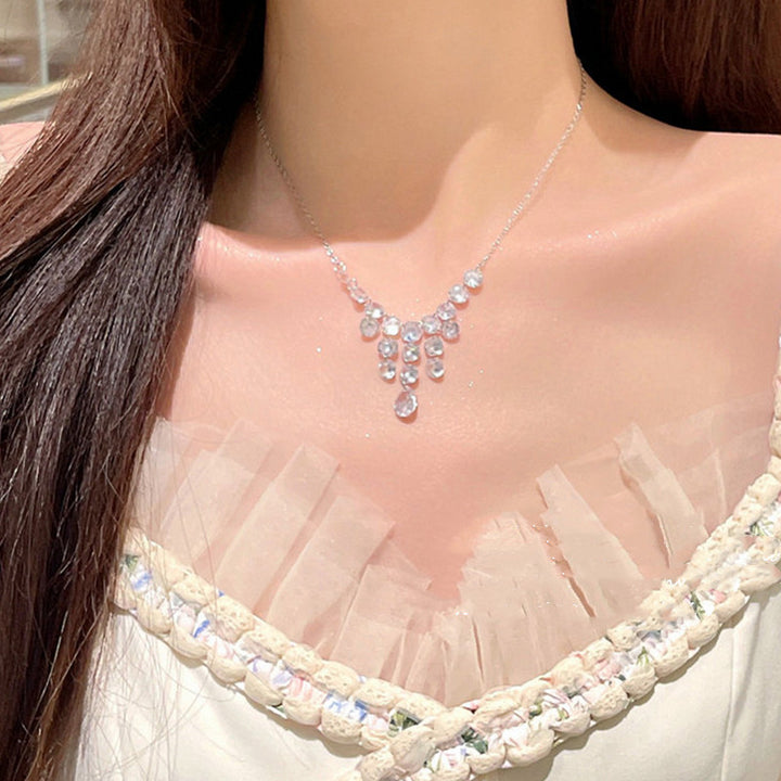 Lake Light Water Shadow String Gem Necklace – Jewelry Gift Ideas — 1