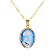 Baiyun necklace resin time gemstone clavicle – Jewelry Gift Ideas — 2