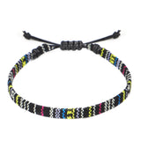 Hand Woven Rainbow Color Anklet Bohemian Style – Stylish Gifts — 6