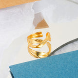 Personality Shaped Fashion Simple Titanium Steel 18k – Stylish Gifts — 5