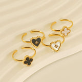 Heart-shaped Stainless Steel Ring Female Niche – Gifts for Her — 7