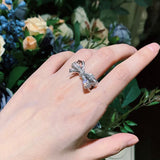 Full Diamond Bow Ring Female Fashion Personality – Stylish Gifts — 5