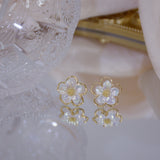Acrylic Flower Symphony Simple Stud Earrings – Unique Gift Ideas — 4