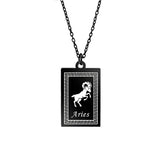 12 Zodiac Constellation Stainless Steel Pendant – Jewelry Gift Ideas — 16