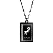 12 Zodiac Constellation Stainless Steel Pendant – Jewelry Gift Ideas — 16