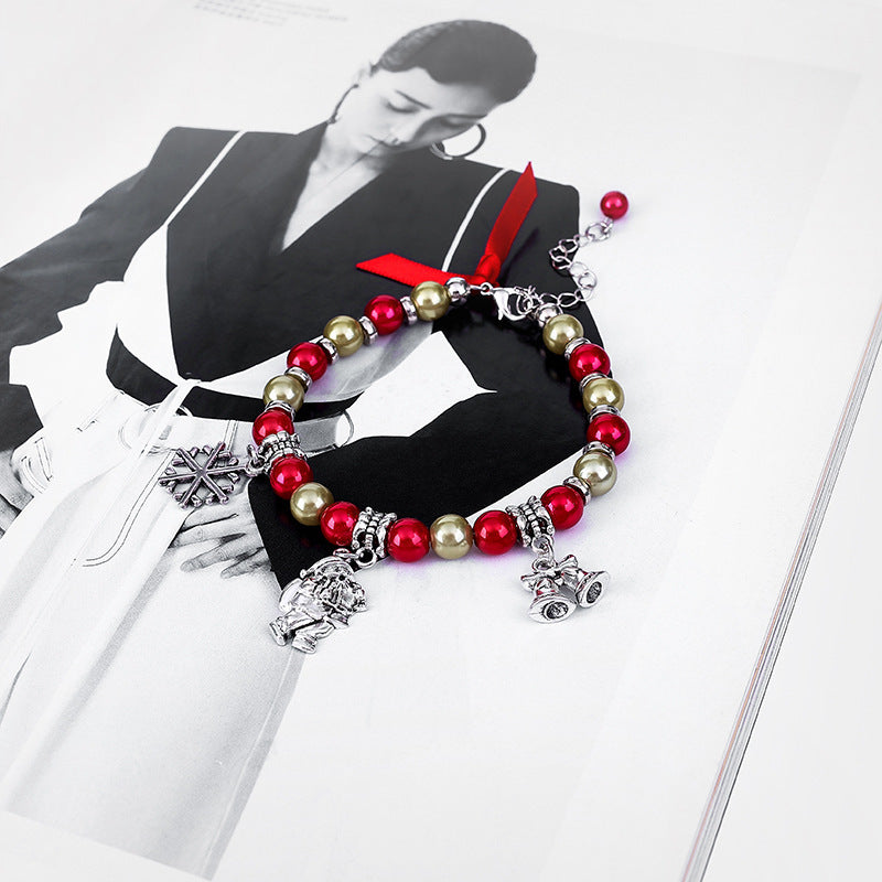 Santa Claus Bracelet Alloy Christmas Tree – Jewelry Gift Ideas — 1