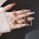 Retro Easy Matching Hollow Flower Earrings – Useful Gifts — 2