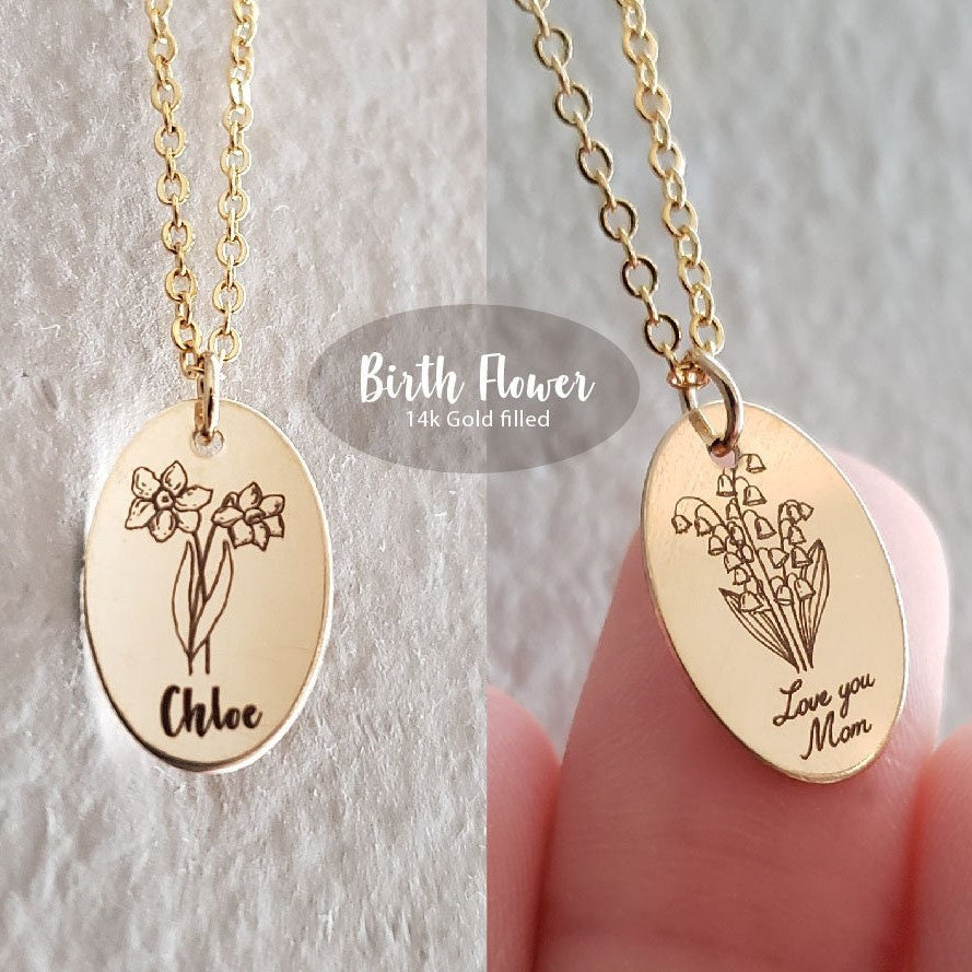 Stainless Steel Flower Necklace – Jewelry Gift Ideas — 1