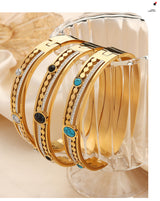 French Vintage Style Turquoise Inlaid Zircon Buckle – Stylish Gifts — 8