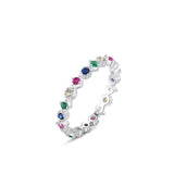Silver Colors Zircon Ring For Women – Gifts for Her — 4