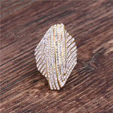 Women's Clay Full Diamond Ring Titanium Steel – Gifts for Her — 4