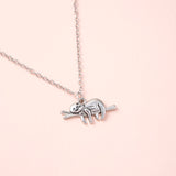 Silver Color Slow Down Be Happy Slider Sloth – Jewelry Gift Ideas — 6