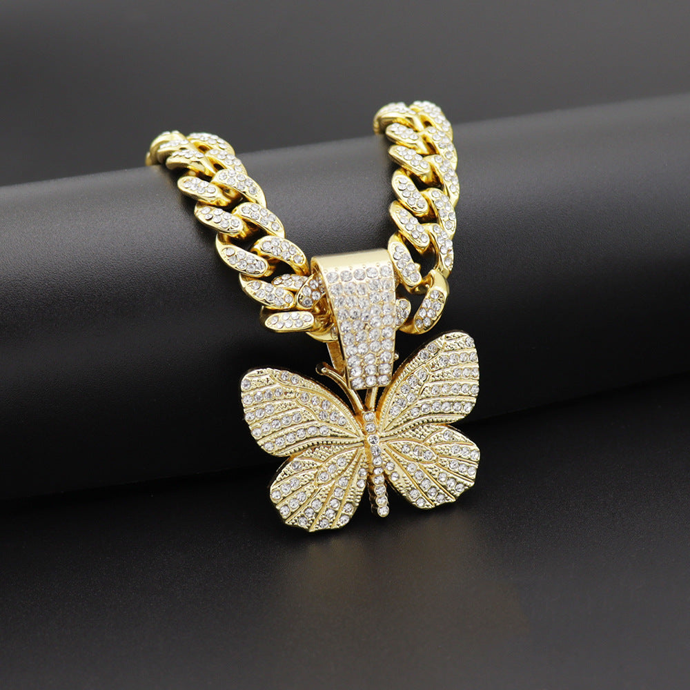 Butterfly Necklace Full Of Diamonds – Jewelry Gift Ideas — 1