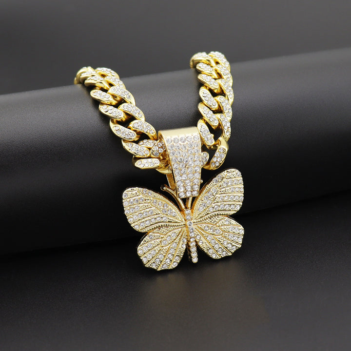 Butterfly Necklace Full Of Diamonds – Jewelry Gift Ideas — 1