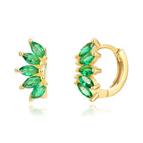 Ins Style Color Zircon All-match Earrings Symmetrical – Stylish Gifts — 2