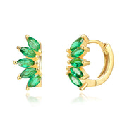Ins Style Color Zircon All-match Earrings Symmetrical – Stylish Gifts — 2