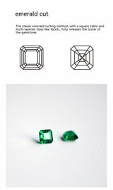 Emerald Zircon Gold Plated Emerald Ring – Birthday Gifts — 8