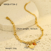 Titanium Steel Bracelet Water Drop Zircon Pearl – Jewelry Gift Ideas — 9